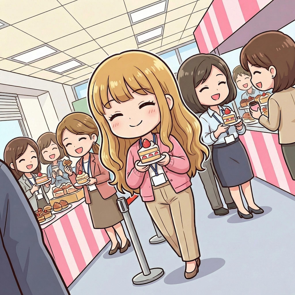 オフィスにスイーツがやってきた！