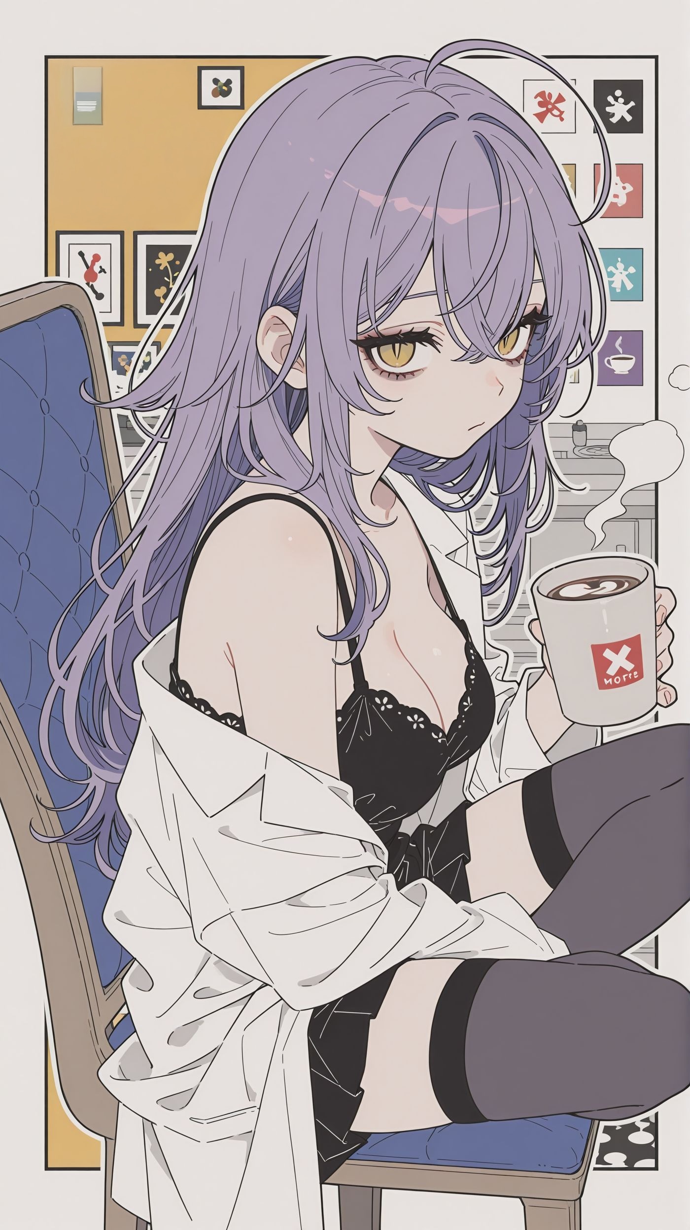 リケジョのモーニングコーヒー | の人気AIイラスト・グラビア