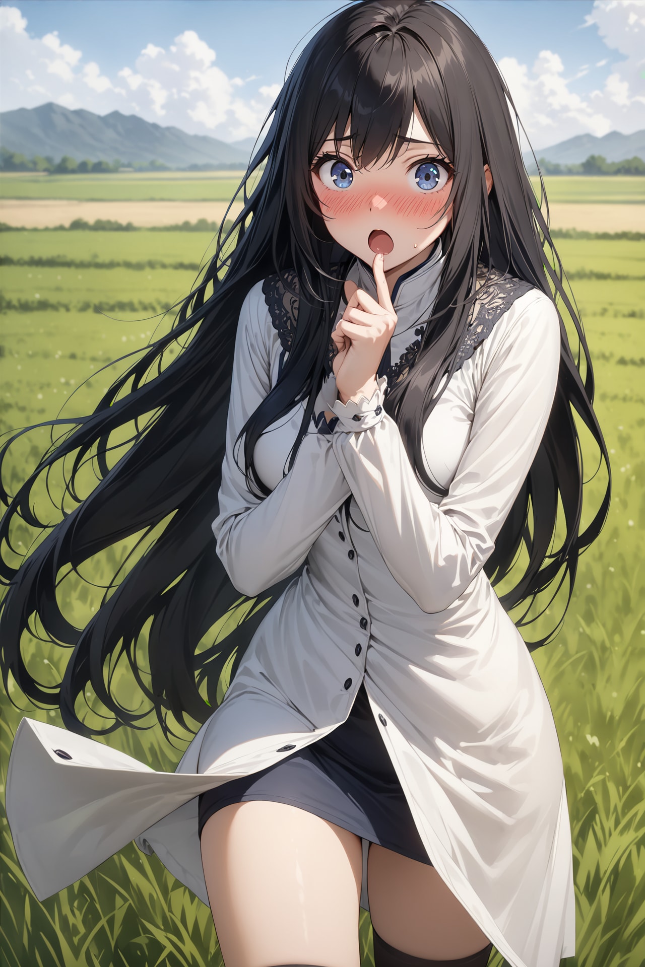 草原の少女1 | の人気AIイラスト・グラビア