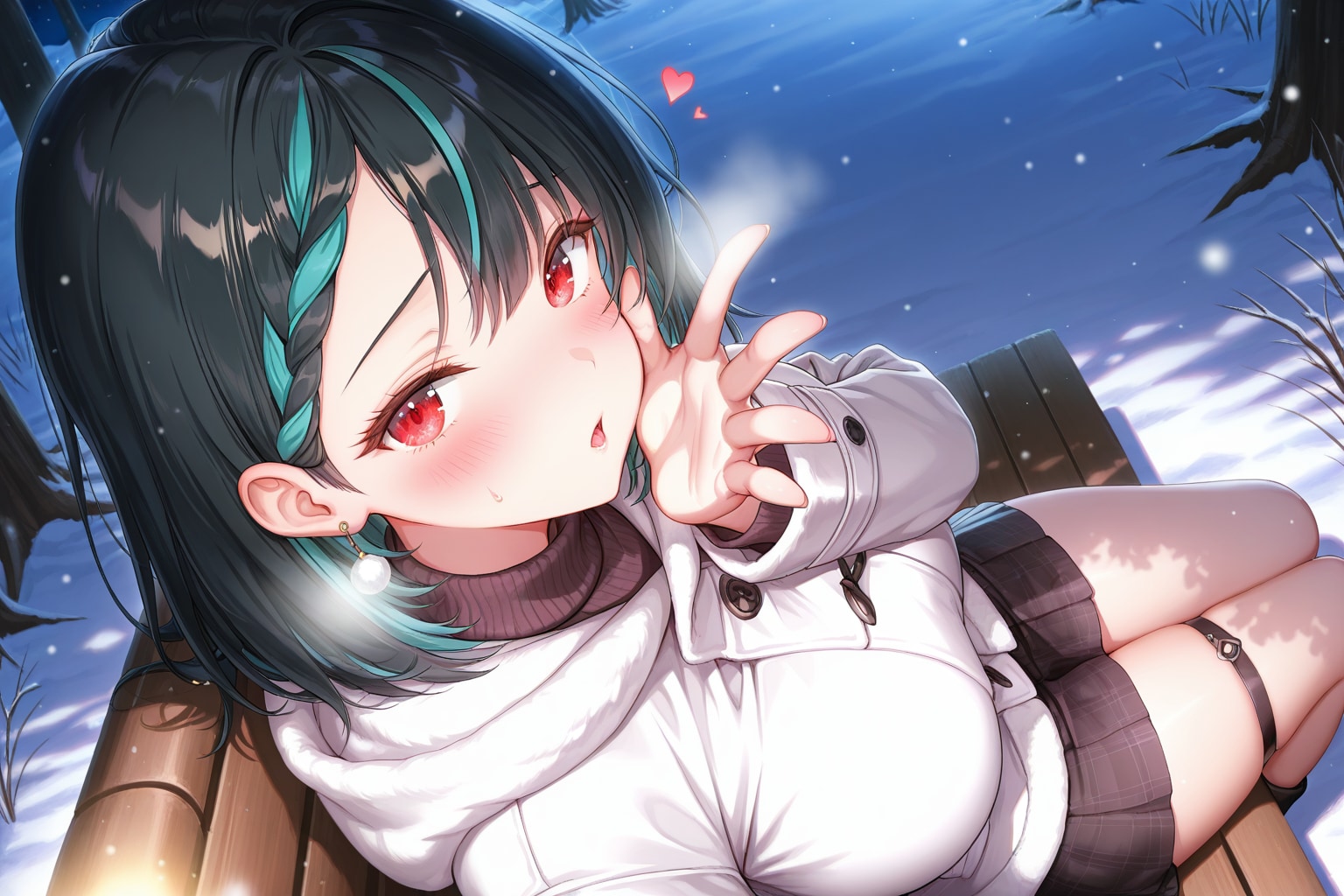 snow falling vision | の人気AIイラスト・グラビア