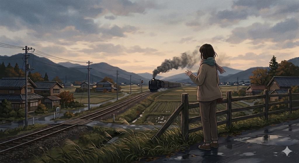 遠くで汽笛を聞きながら | の人気AIイラスト・グラビア