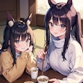 架空ウマ娘たちの年越し 3枚目