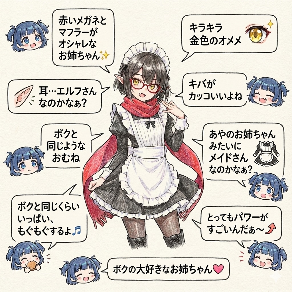 やよいちゃんによるイズミちゃんの他己紹介 | の人気AIイラスト・グラビア