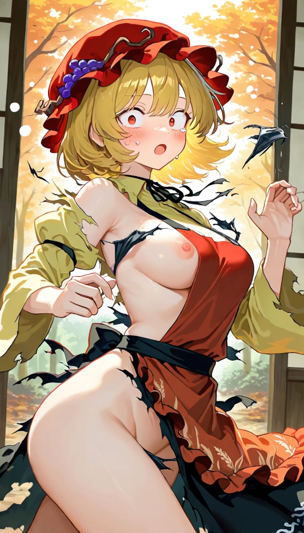 秋姉妹　服ビリ