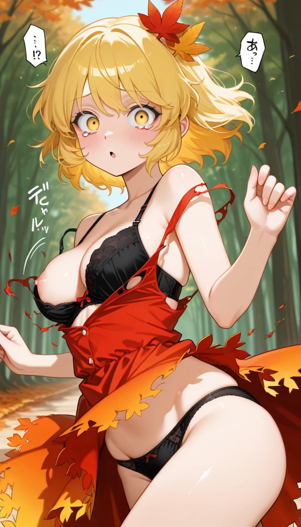 秋姉妹　服ビリ