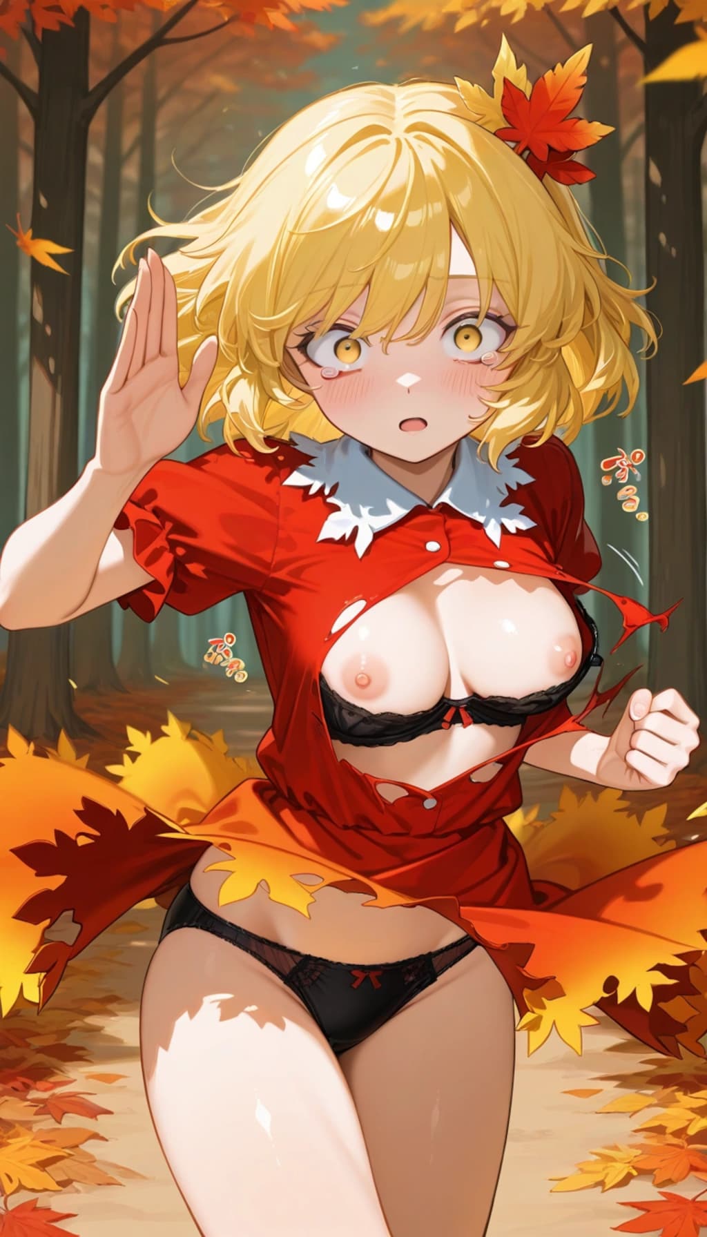 秋姉妹　服ビリ