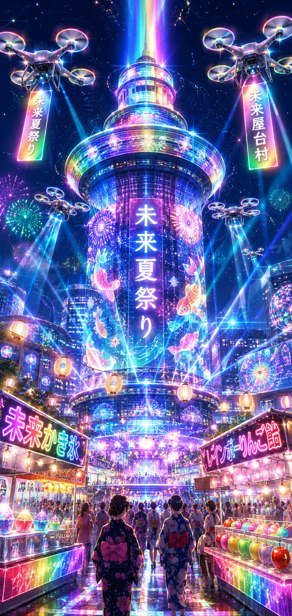 未来の夏祭り