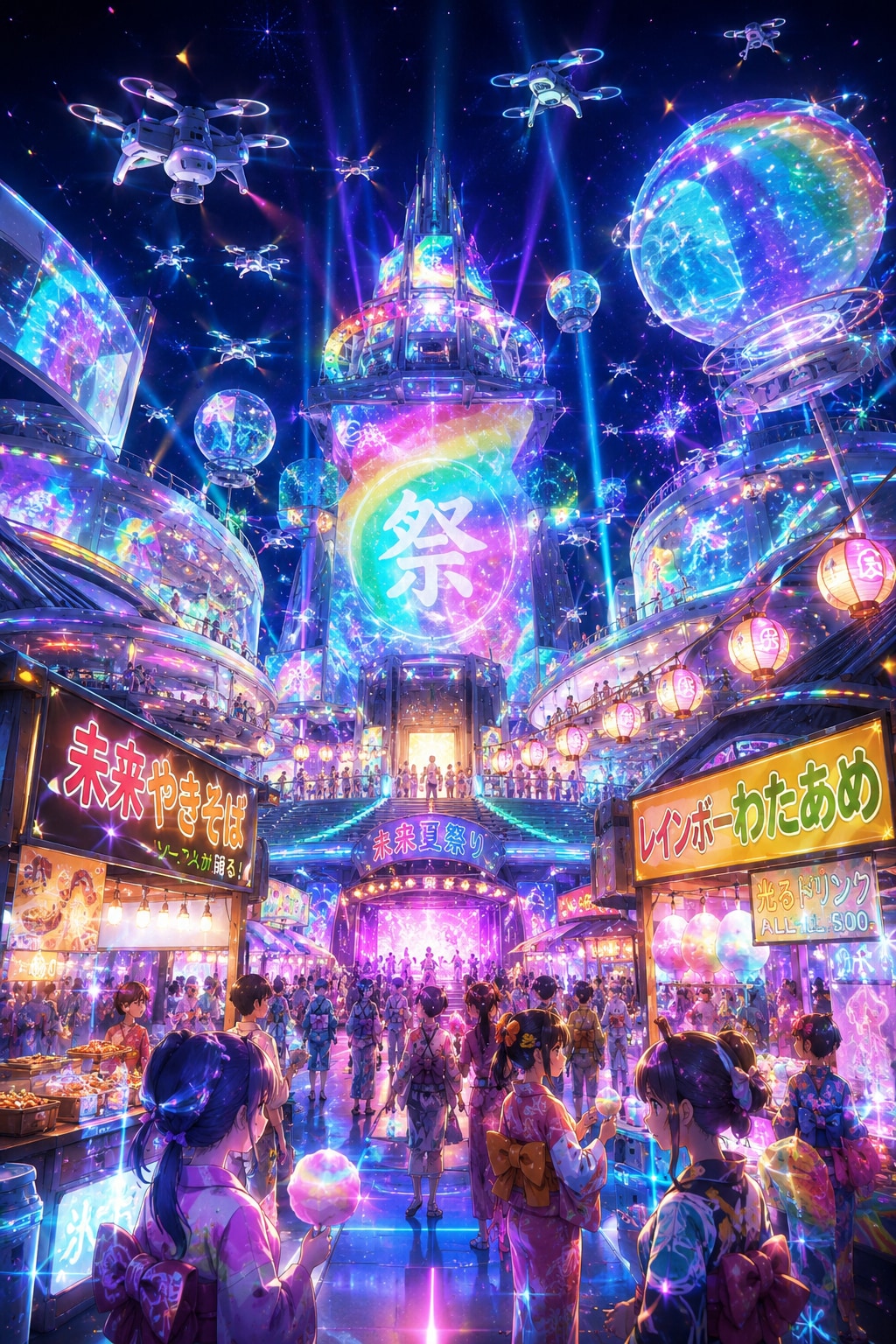 未来の夏祭り