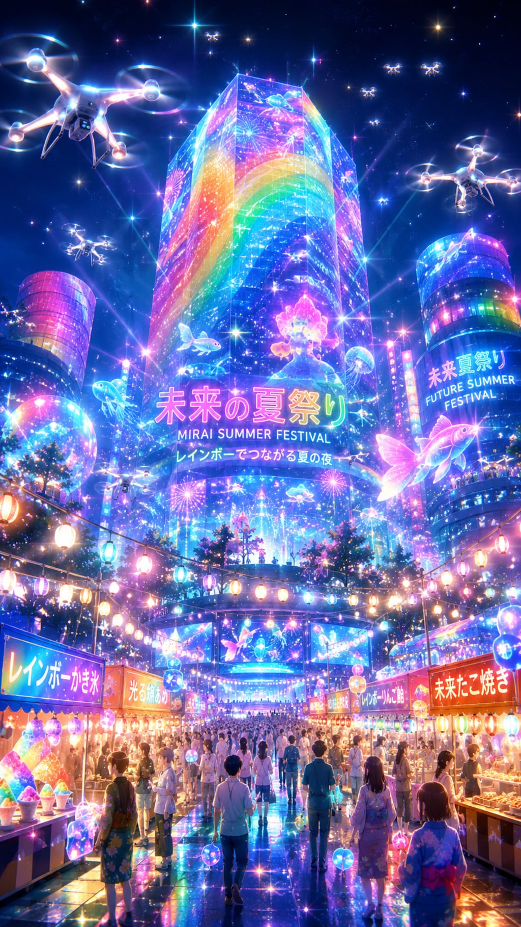 未来の夏祭り