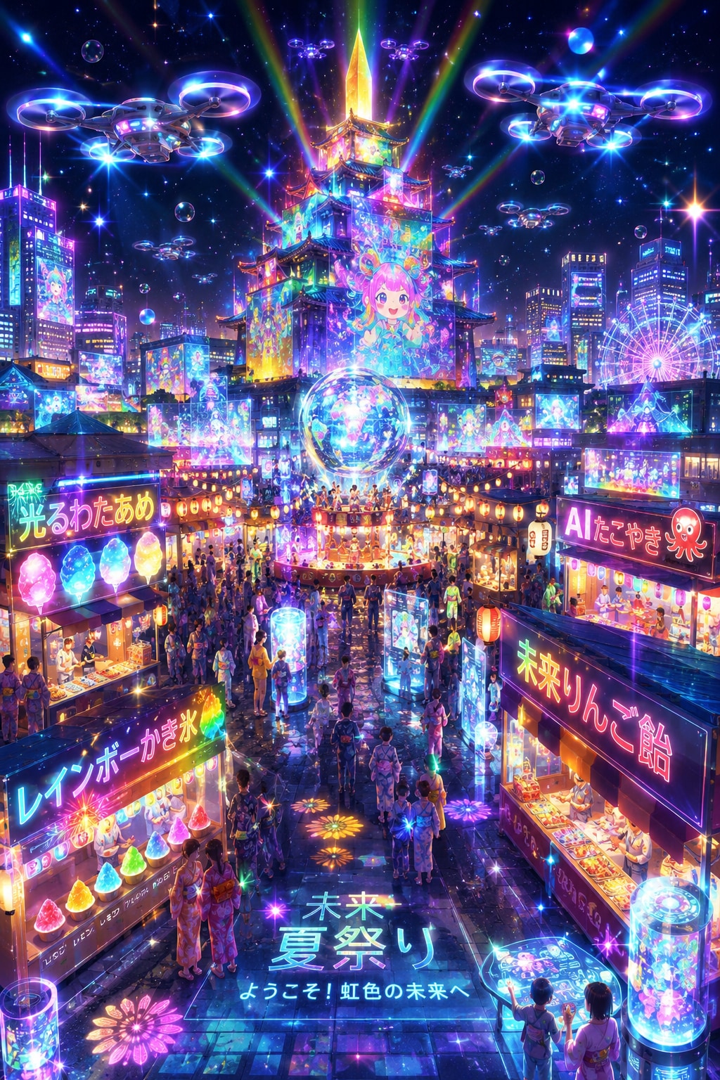 未来の夏祭り