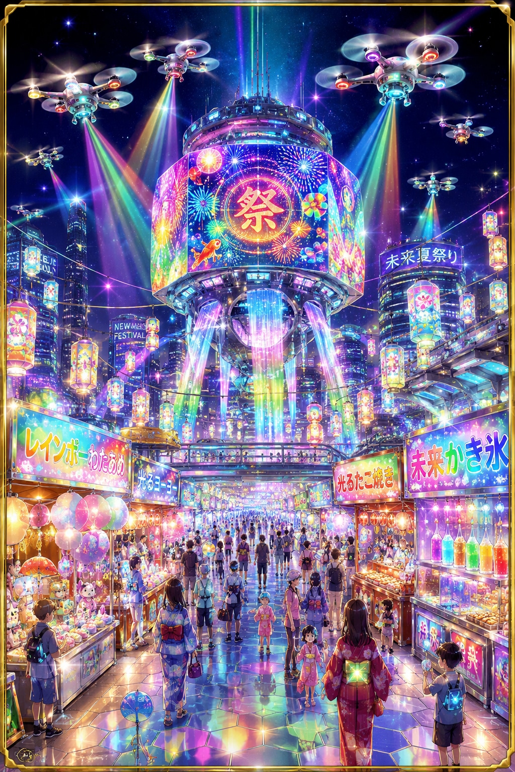 未来の夏祭り