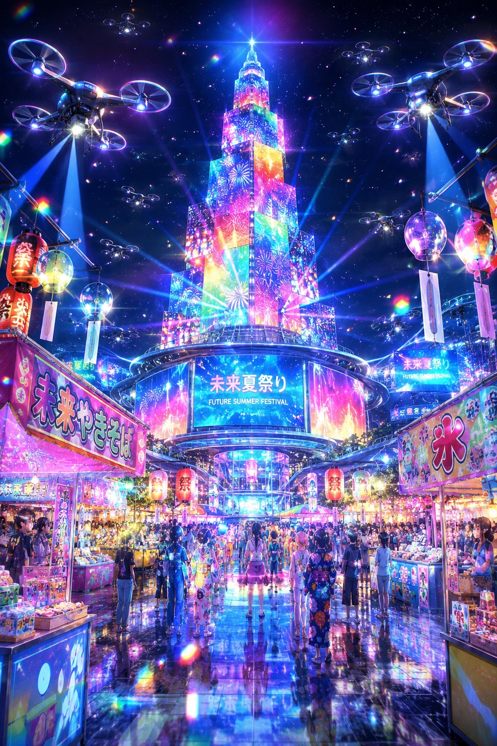 未来の夏祭り