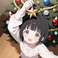 クリスマスツリーを飾るよ 4枚目