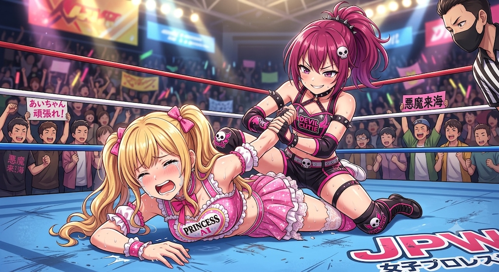 どっちもかわかわ同期のヒールとアイドルレスラーちゃん