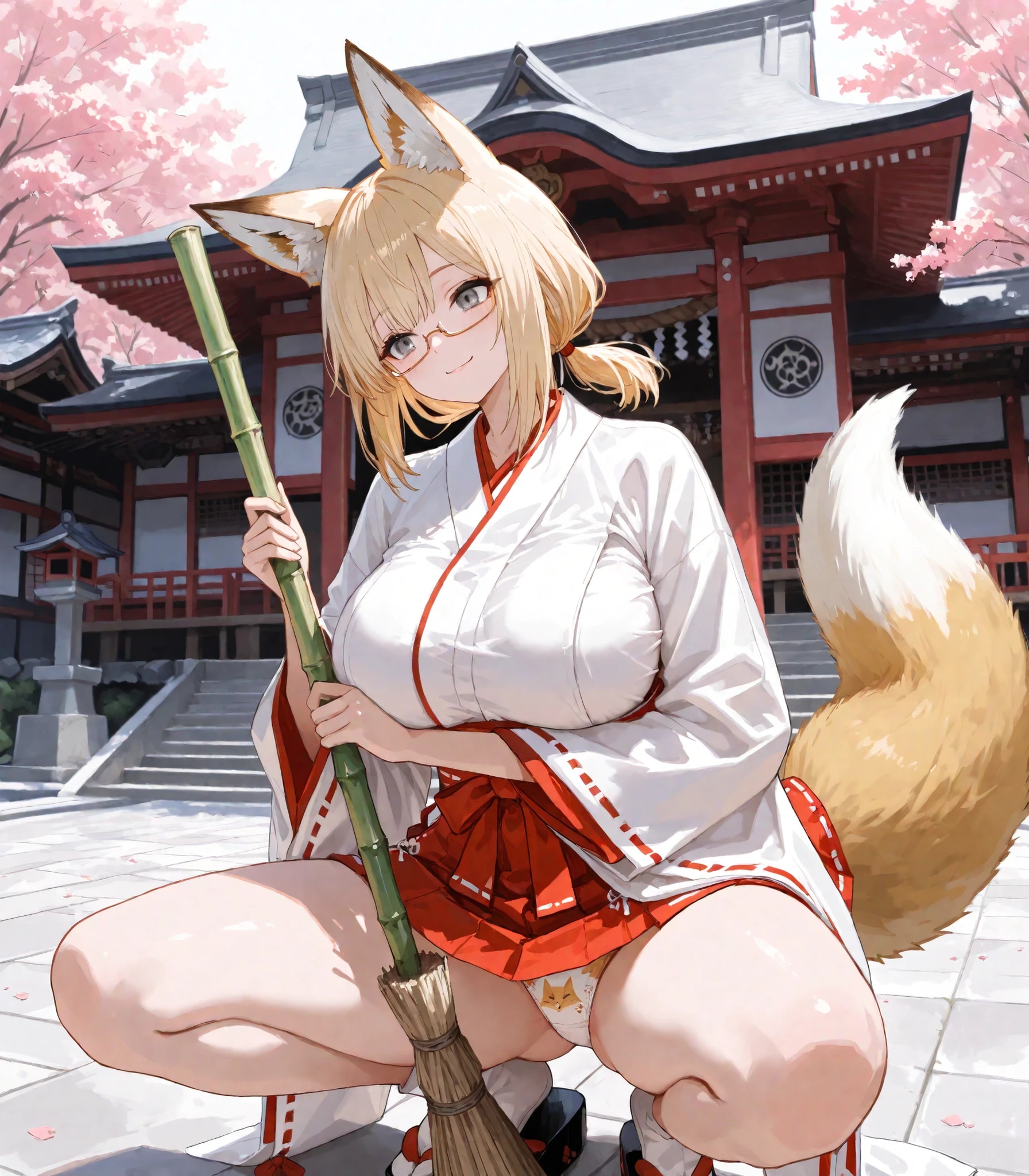 当代巫女様のおぱんつはとてもダサい