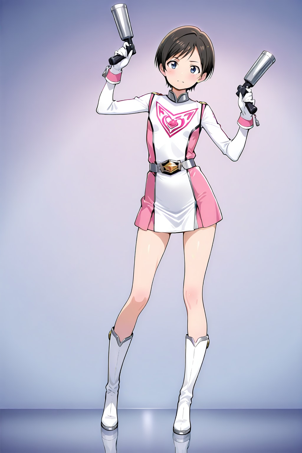 戦隊ヒロインのような女の子