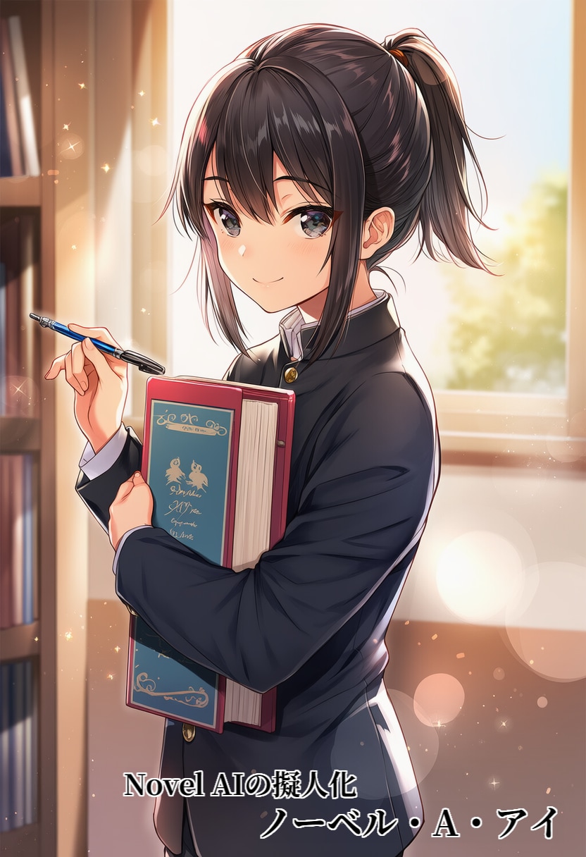 【担当のAIさん】＝  NovelAIの擬人化：ノーベル・Ａ・アイくん