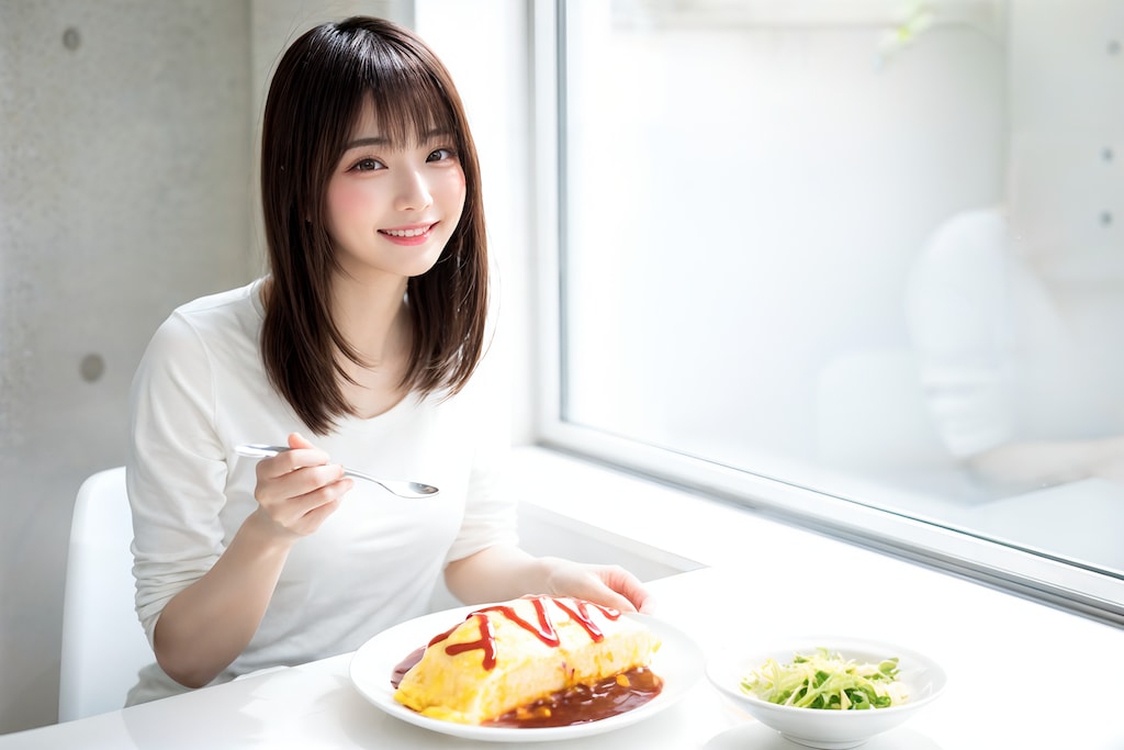 オムライス食べよー