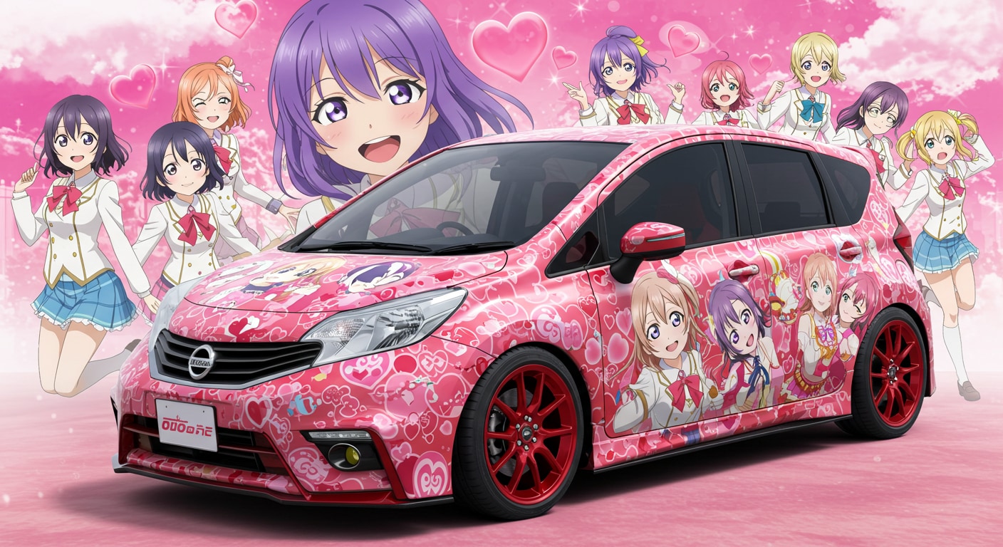 アニメキャラ痛車ノート | の人気AIイラスト・グラビア