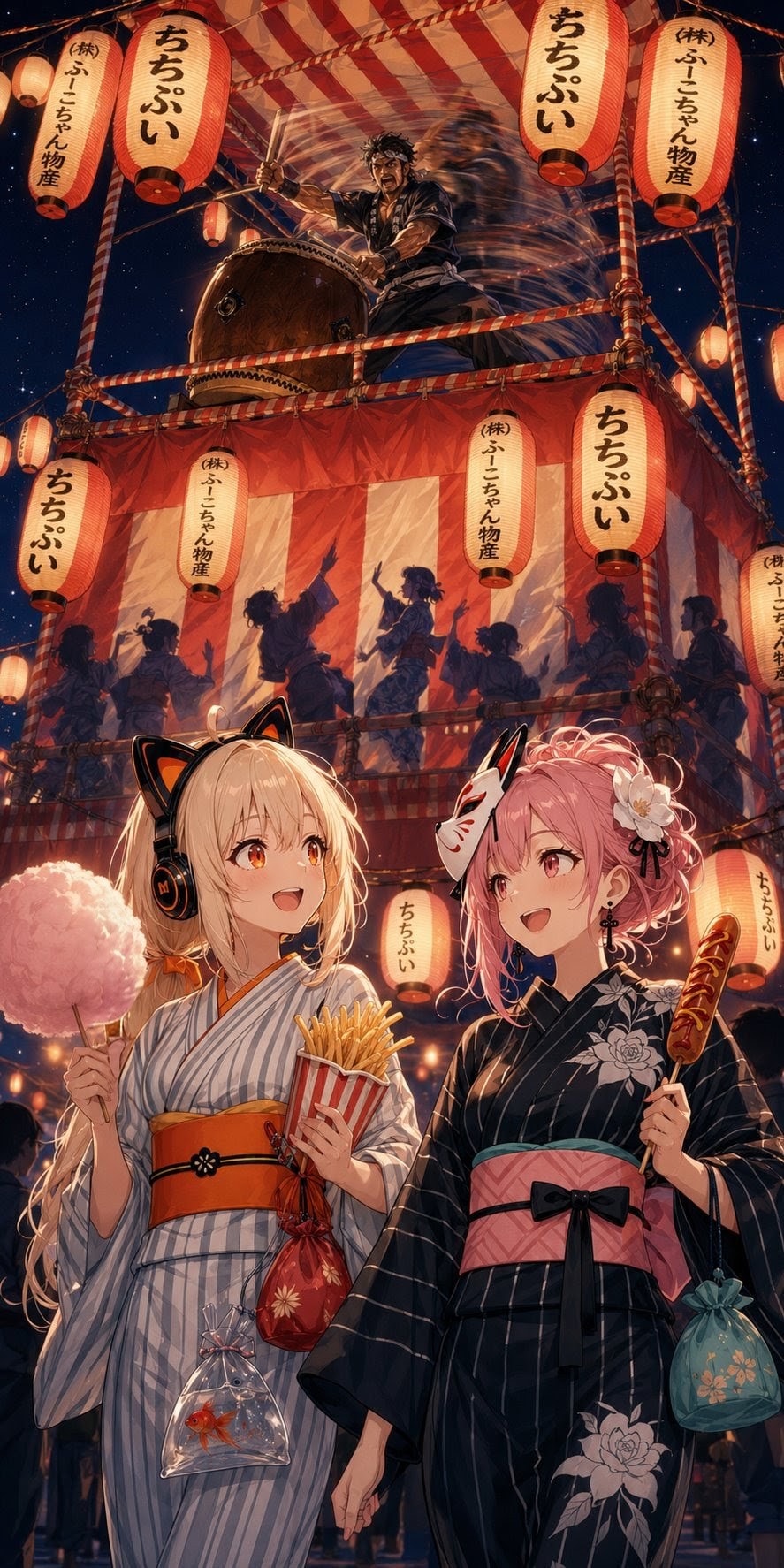ふーこちゃんと夜祭