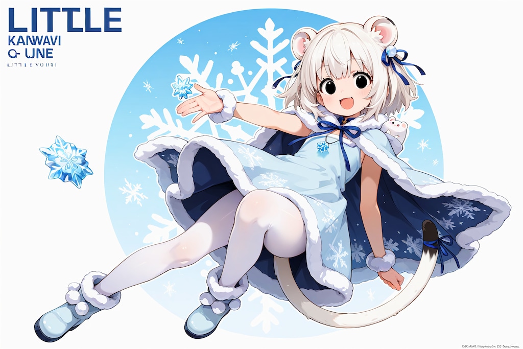 オコジョさん（冬毛）