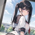 女の娘♪　ミニスカ制服JK 黒髪ツインテール♡ 2（12枚） 5枚目