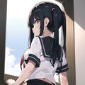 女の娘♪　ミニスカ制服JK 黒髪ツインテール♡ 2（12枚） 8枚目