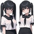 女の娘♪　ミニスカ制服JK 黒髪ツインテール♡ 2（12枚） 11枚目