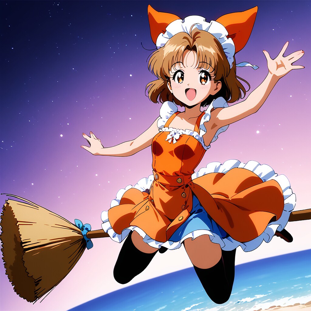 レトロ魔法少女 | の人気AIイラスト・グラビア