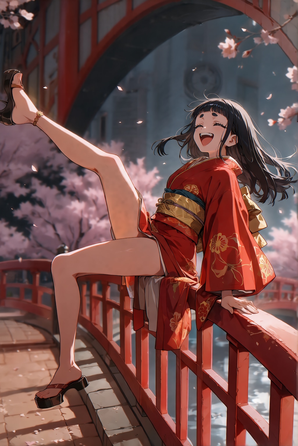 #姫カット麻呂眉ぱっつん娘