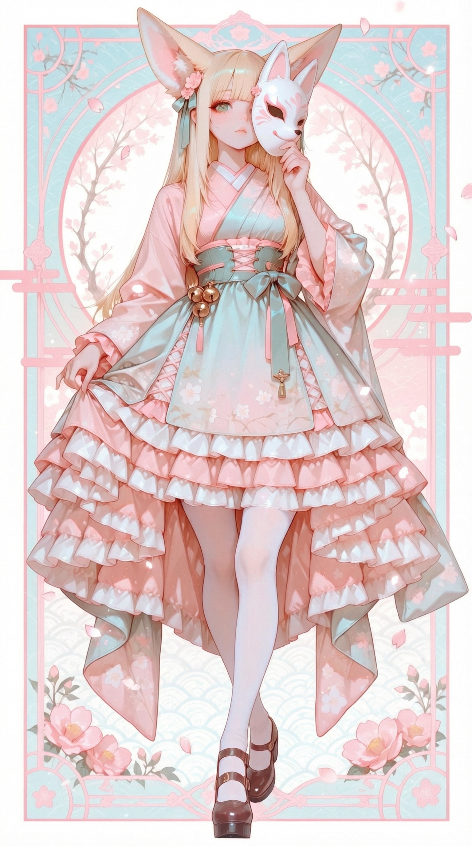 ハルモニカ・サクラパレット | の人気AIイラスト・グラビア