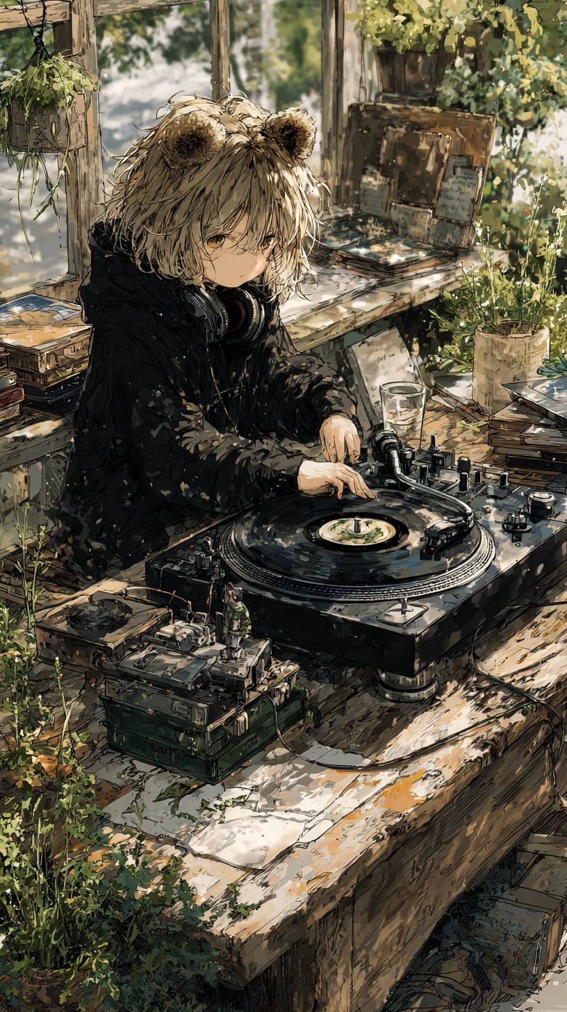 ターンテーブル🐾 | の人気AIイラスト・グラビア