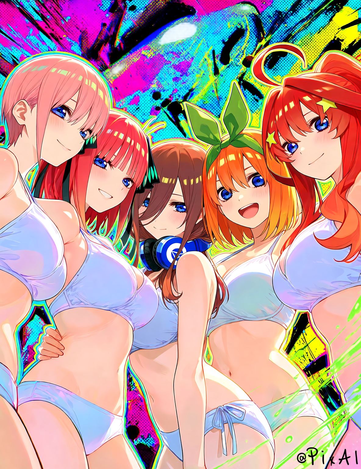 五等分の花嫁 | の人気AIイラスト・グラビア