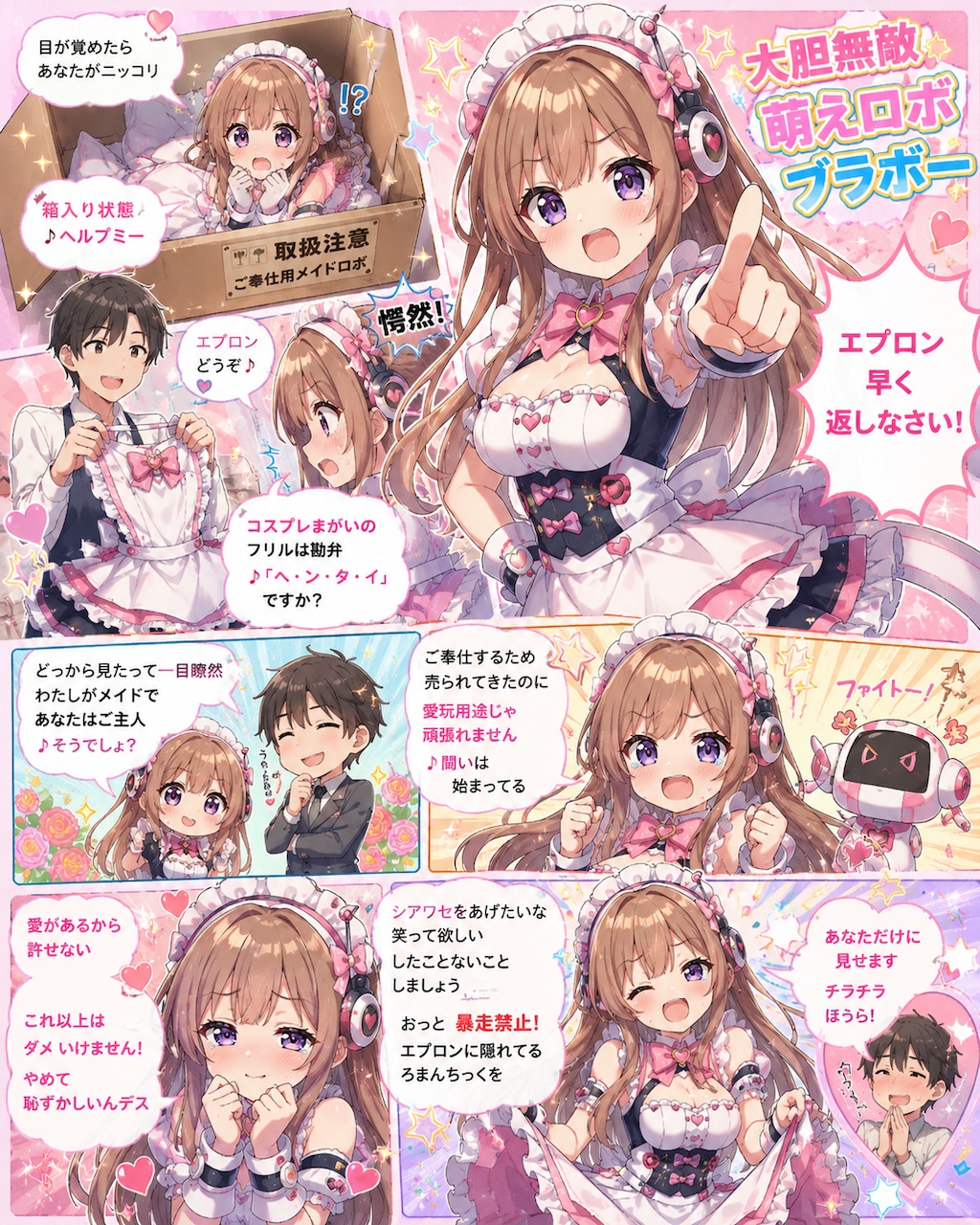 エプロンだけは取らないで！