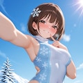 自撮りちゃん　～冬水着にチャレンジ～ 3枚目