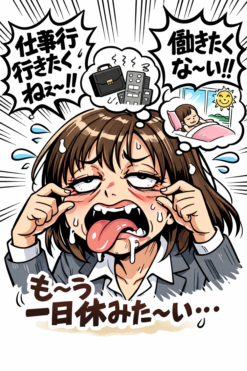 もう一日休みたい（泣）