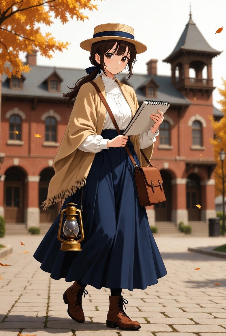 明治冒険家女子 | の人気AIイラスト・グラビア