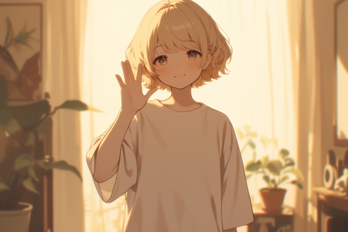 マッシュカットの子✨06