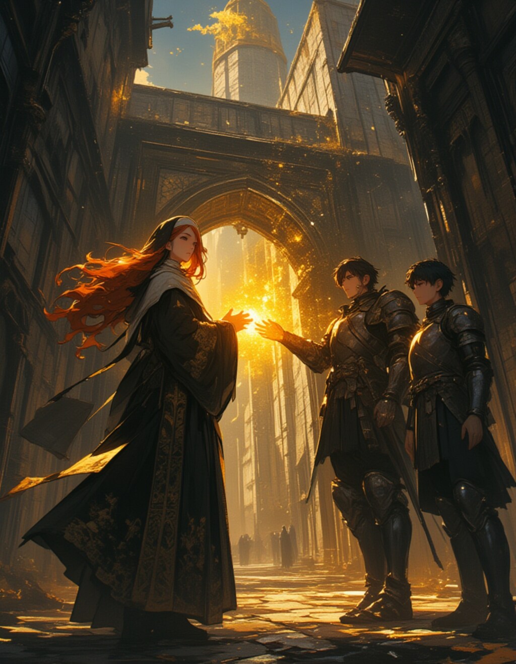 【サレンディアナ】門前の奇跡――赤髪の修道女と癒しの光