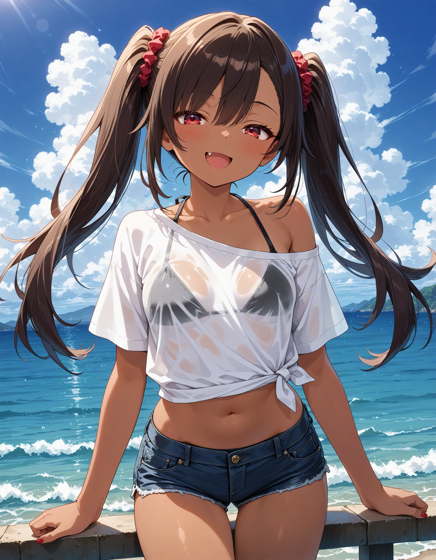 夏の抜け感スタイル