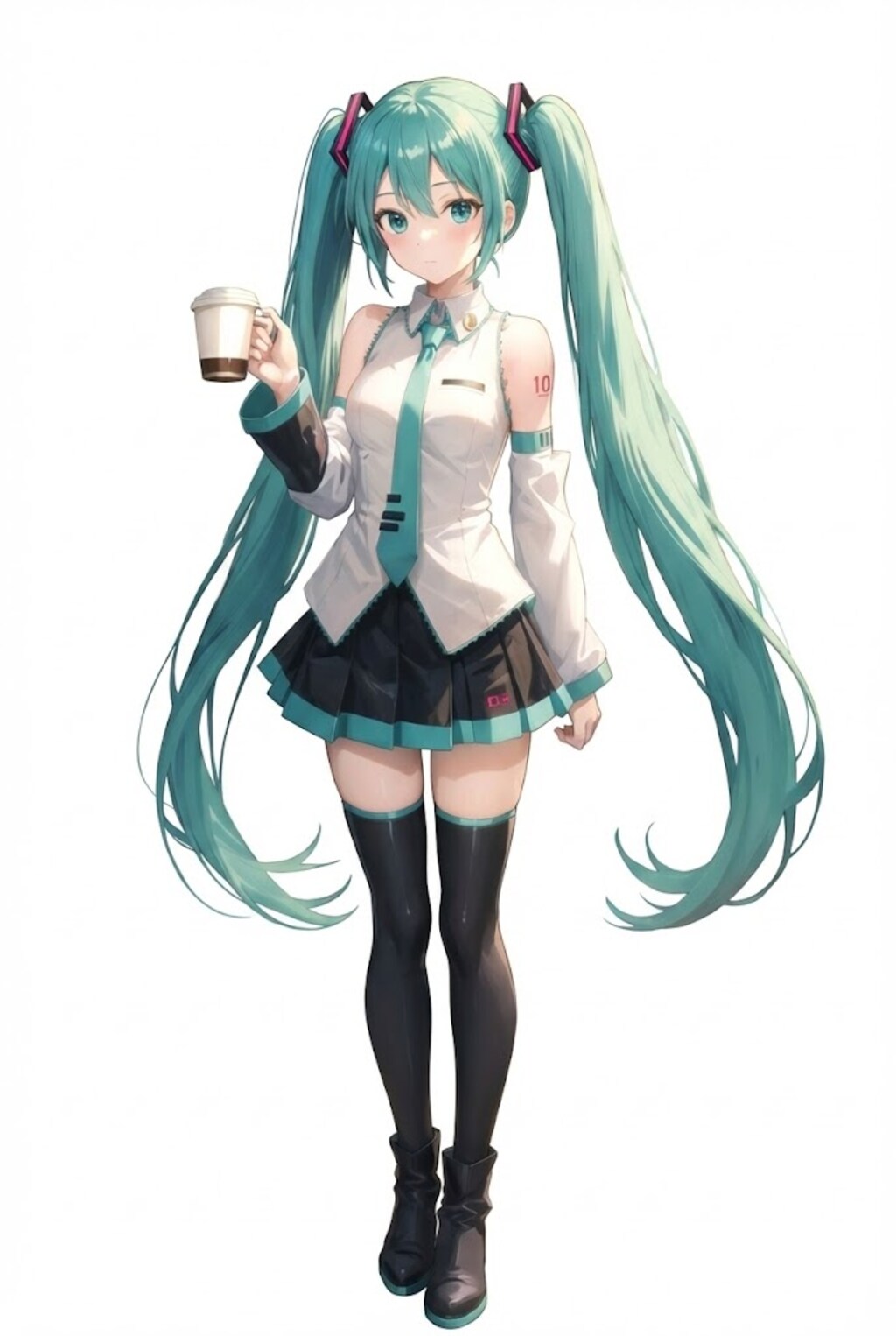 初音ミク、立ち絵