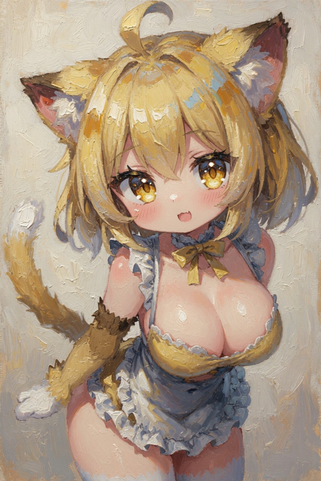身長のわりにおっきいとこはおっきいにゃん