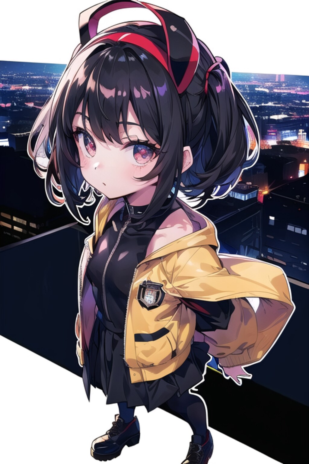 雑踏見下ろし