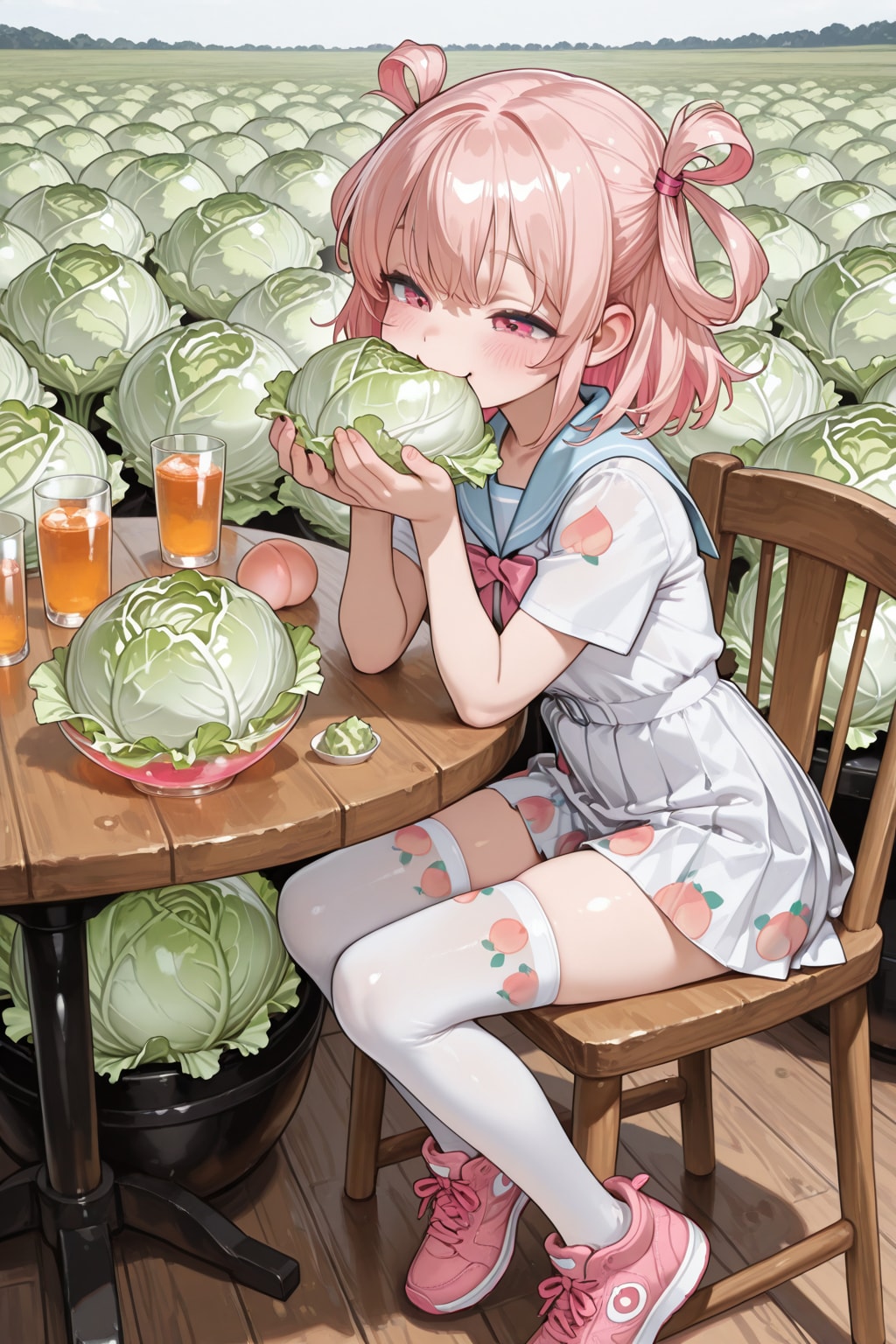 キャベツ丸かじり | の人気AIイラスト・グラビア