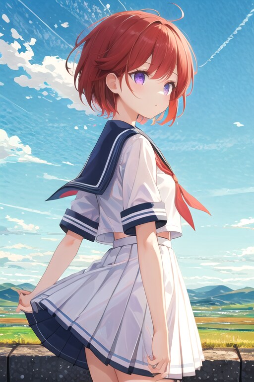 草原の女の子 | の人気AIイラスト・グラビア