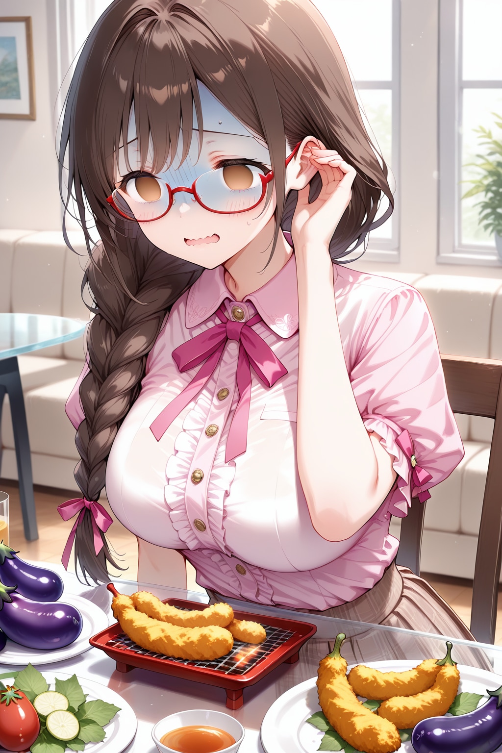 舞ちゃんパニック！！　　　　　　　　　　　　　　　るか子ちゃんの おたんこ🍆　 　　　　　　　　　　　　   🍩 舞 🍩