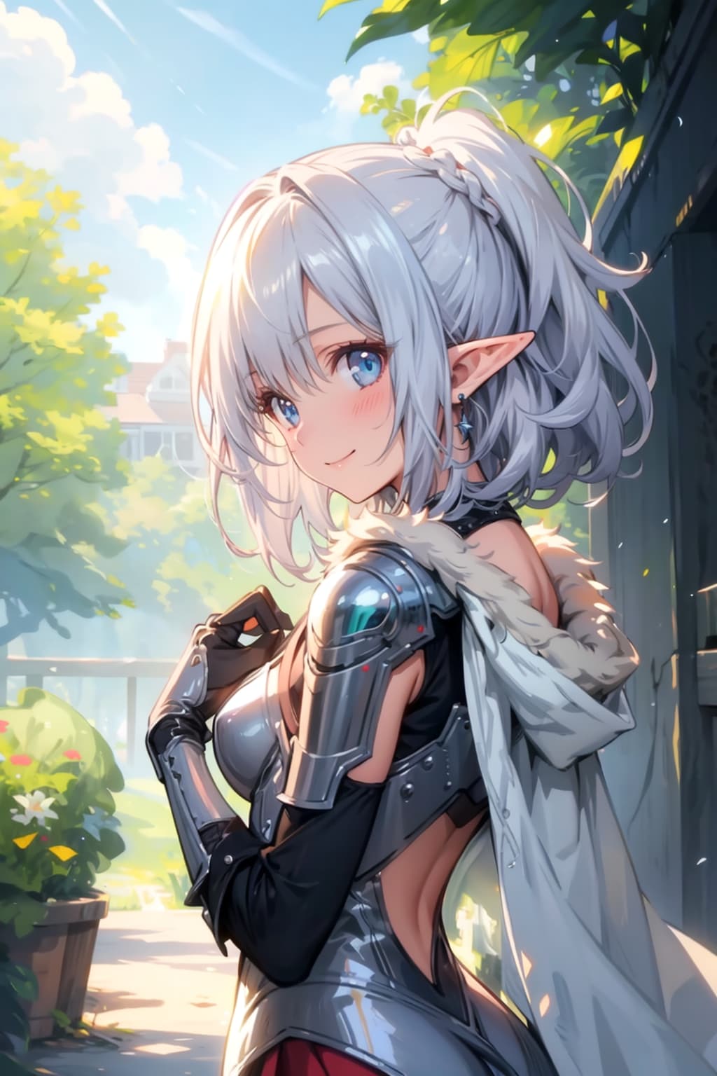 銀エルフさん（TOPAZ） | の人気AIイラスト・グラビア