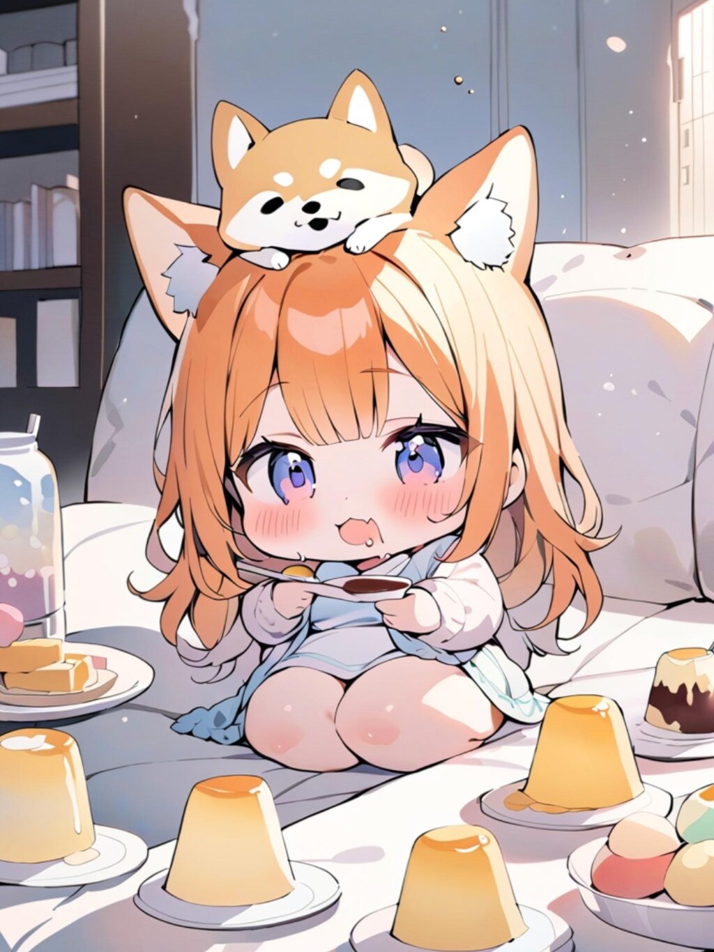 育ち盛りのオレンジ髪ちゃん