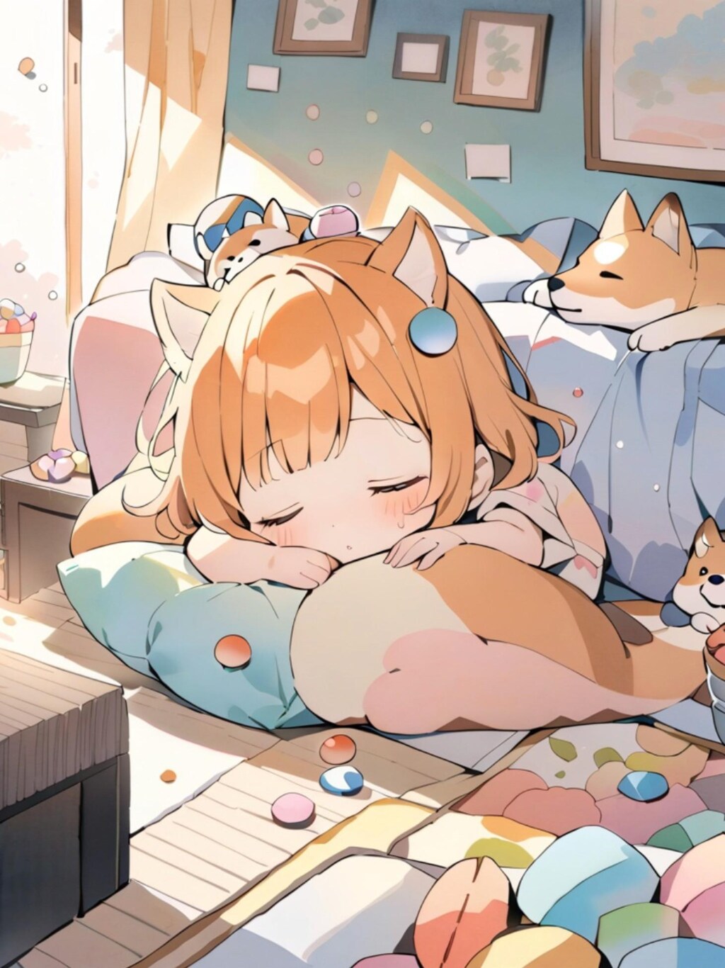 育ち盛りのオレンジ髪ちゃん