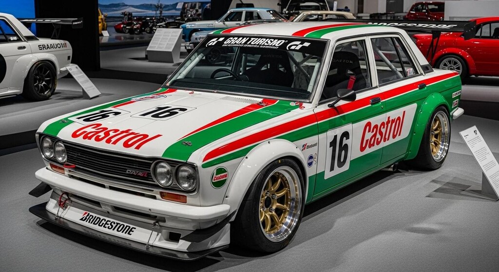 カストロールブルーバードレーシングカー